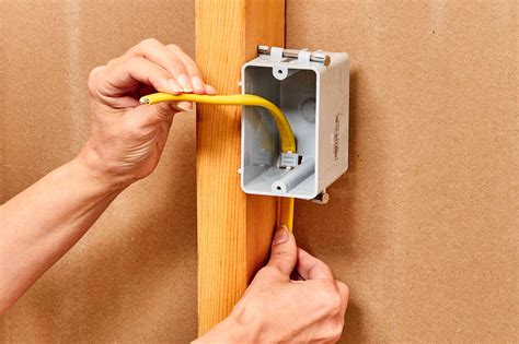 how to install metal electrical box clamps|fixing nm cable to metal box.